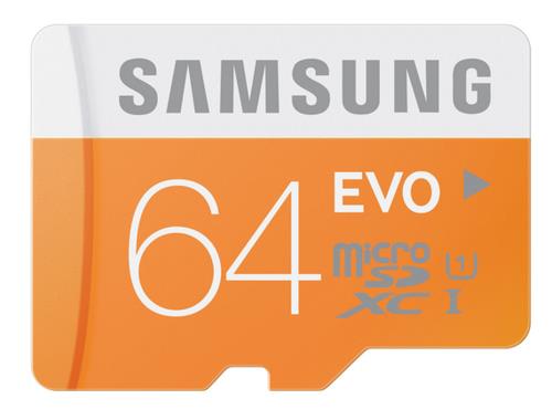 SAMSUNG Memoria micro SD Samsung 64 GB classe 10